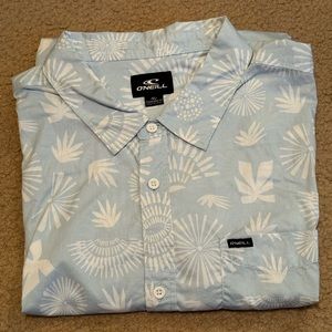 Mens O’Neill Button Down Hawaiin Print Shirt - XL